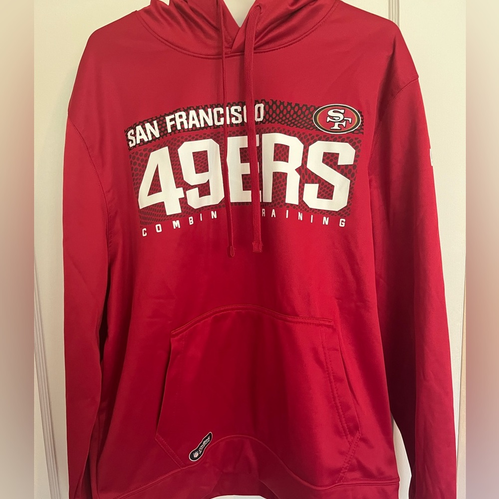 ⭐️NEW⭐️ New Era 49ers Red Hoodie Size:L